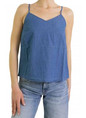 Canotta in denim Only